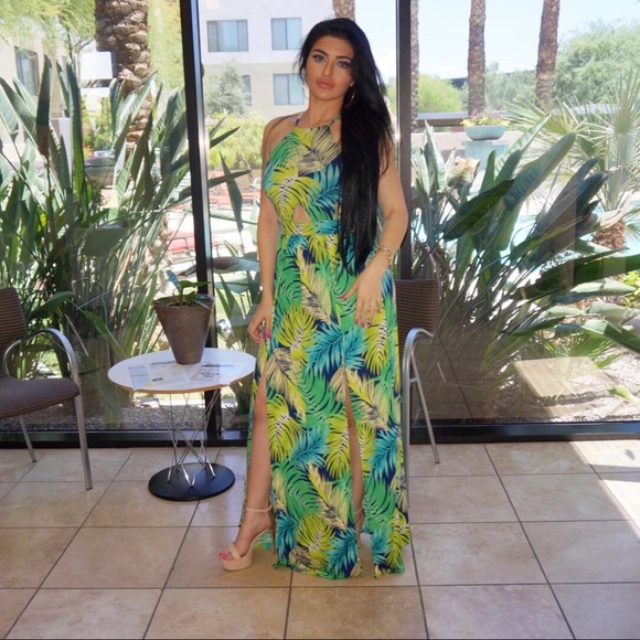 fashion nova tropical dress